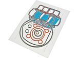 Set Di Guarnizioni Motoforce Standard 50Cc Compatibile Con Piaggio Lc (5 Corone, Dal 07 / 1997)