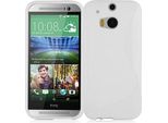 Cadorabo Cover Protettiva Per Htc One M8 Cover In Bianco Custodia Per Cellulare Tpu Custodia In Silicone