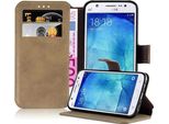 Cadorabo Custodia Per Samsung Galaxy J5 2015 Custodia In Marrone Copertura Protettiva Custodia Del Telefono Cellulare Custodia Cover