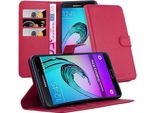 Cadorabo Custodia Per Samsung Galaxy A9 2016 Custodia Protettiva In Rosso Custodia Per Cellulare Cover Chiusura Magnetica