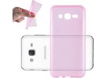 Cadorabo Cover Per Samsung Galaxy J3 2015 Cover Protettiva In Rosa Custodia Protettiva In Silicone Tpu Cover Case