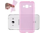 Cadorabo Cover Per Samsung Galaxy J3 2016 Cover Protettiva In Rosa Custodia Protettiva In Silicone Tpu Cover Case