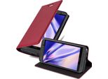 Cadorabo Custodia Per Htc One M9 Custodia Protettiva In Rosso Custodia Per Cellulare Cover Chiusura Magnetica