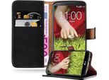 Cadorabo Cover Per Lg G2 Cover Protettiva In Nero Cover Telefono Cellulare Cover Libro Custodia