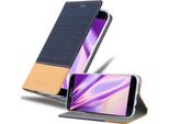 Cadorabo Custodia Per Samsung Galaxy S7 Edge Custodia Protettiva In Blu Custodia Per Cellulare Custodia A Libro Cover