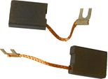 2X Spazzole Di Carbone Per Bosch Macchina Da Taglio GCO20-14 6,3 X 16 X 22 Mm