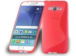 Cadorabo Cover Protettiva Per Samsung Galaxy A8 2015 Cover In Rosso Custodia Del Telefono Cellulare Tpu Custodia In Silicone