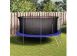 Vidaxl Rete Di Sicurezza Per Trampolini Rotondi Da 4,57 M
