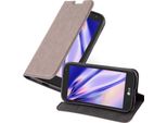 Cadorabo Cover Per Lg K3 2017 Cover Protettiva In Marrone Custodia Per Cellulare Cover Chiusura Magnetica