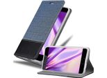 Custodia Cadorabo Per Huawei P10 Plus Custodia Protettiva In Blu Custodia Per Cellulare Custodia A Libro Cover