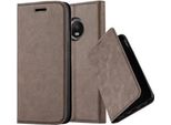 Cadorabo Custodia Per Motorola Moto G5 Plus Cover Protettiva In Marrone Custodia Per Cellulare Cover Chiusura Magnetica