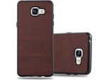 Cadorabo Custodia Per Cellulare Per Samsung Galaxy A3 2016 In Marrone Custodia Protettiva Tpu Silicone Cover