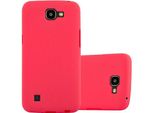 Cadorabo Custodia Protettiva Per Lg K4 2016 Cover In Rosso Custodia Del Telefono Cellulare Tpu Etui Cover Case