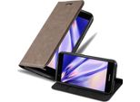 Cadorabo Cover Per Huawei Nova Cover Protettiva In Marrone Custodia Per Cellulare Cover Chiusura Magnetica