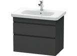 Duravit Durastyle Meuble Sous-Lavabo Suspendu 6481, 2 Tiroirs, 730Mm, Pour Durastyle, DS648104949, DS648104949