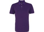 Polo Asquith & Fox Da Uomo, Manica Corta RW3471 (S) (Viola Screziato)