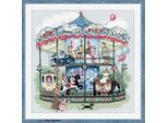 Set Per Punto Croce Riolis "Carousel"", Schema Contato"