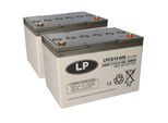 Batteria Al Piombo Gel 2X 12V 60Ah Compatibile Con Sedia A Rotelle E-Mobile Senior Mobile, Ecc.