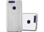 Cadorabo Custodia Protettiva Per Honor 8 / 8 Premium In Argento Custodia Del Telefono Cellulare Tpu Custodia In Silicone Cover Case