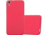 Cadorabo Custodia Protettiva Per Htc Desire 820 In Rosso Custodia Per Cellulare Tpu Etui Cover Case