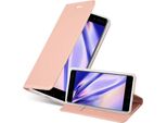 Cadorabo Custodia Per Cellulare Per Nokia 6 2017 Custodia Protettiva In Rosa Cover Etui Book Case Booklet