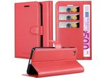 Cadorabo Custodia Per Xiaomi Redmi Note 5A Cover Protettiva In Rosso Custodia Per Cellulare Cover Chiusura Magnetica