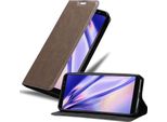 Cadorabo Cover Per Samsung Galaxy A6 2018 Cover Protettiva In Marrone Custodia Per Cellulare Cover Chiusura Magnetica