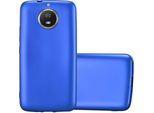 Cadorabo Custodia Protettiva Per Motorola Moto G5S Custodia In Blu Custodia Per Telefono Cellulare Custodia In Silicone Tpu Custodia Di Copertura