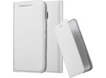 Cadorabo Custodia Per Cellulare Per Htc One M9 Custodia Protettiva In Argento Cover Etui Book Case Booklet