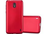 Cadorabo Custodia Protettiva Per Nokia 2 2017 Cover In Rosso Custodia Per Telefono Cellulare Tpu Custodia In Silicone Cover Case