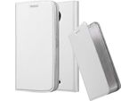 Cadorabo Custodia Per Cellulare Per Motorola Moto C Plus Custodia Protettiva In Argento Cover Etui Book Case Booklet