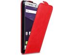 Custodia Cadorabo Per Zte Blade V8 Mini Custodia Protettiva In Rosso Custodia Flip Per Telefono Cellulare Custodia Cover