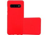 Cadorabo Custodia Protettiva Per Samsung Galaxy S10 4G In Rosso Custodia Del Telefono Cellulare Tpu Etui Cover Case
