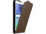 Cadorabo Cover Per Samsung Galaxy J7 2015 Cover Protettiva In Marrone Flip Case Custodia Del Telefono Cellulare Cover
