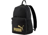 Puma Zaino Phase Backpack 22L Puma Black - Golden Logo Nero