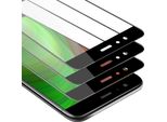 Cadorabo 3X Pellicola Protettiva A Schermo Intero Per Huawei P10 Lite In Nero Vetro Protettivo Del Display Temperato