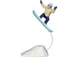 Lemax Villaggio Di Natale Snowboarder Casa Di Natale Decorazione Invernale Figure Di Natale