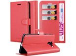 Cadorabo Custodia Per Samsung Galaxy J6 Plus Custodia Protettiva In Rosso Custodia Per Cellulare Cover Chiusura Magnetica