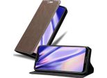 Cadorabo Custodia Per Motorola Moto G7 Power Cover Protettiva In Marrone Custodia Per Cellulare Cover Chiusura Magnetica
