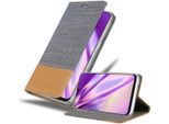 Cadorabo Custodia Per Samsung Galaxy M21 / M30S Custodia Protettiva In Grigio Custodia Per Cellulare Custodia A Libro Cover