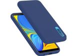 Cadorabo Custodia Protettiva Per Samsung Galaxy A7 2018 Custodia In Blu Telefono Cellulare Custodia Cover Tpu Etui