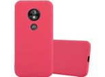 Cadorabo Custodia Per Motorola Moto E5 Play Custodia Protettiva In Rosso Custodia Per Cellulare Custodia In Silicone Tpu Cover