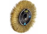 Spazzola Di Precisione Fartools Con Filo Di Ottone, 0,3 Mm, 120 Mm - L 20 Mm Più 4 Distanziali