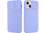 Cadorabo Custodia Per Apple Iphone 13 Custodia Protettiva In Tpu Viola Custodia Cover Fotocamera Protezione