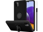 Cadorabo Cover Per Samsung Galaxy A22 5G Cover Protettiva In Nero Custodia Del Telefono Cellulare Tpu Custodia Cover