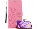 Cadorabo Cover Per Nokia G10 / G20 Cover Protettiva In Rosa Cover Protettiva Cover Telefono Cellulare Cover Fiori Custodia Fiore