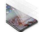 Cadorabo 3X Proteggi Schermo Blindato Per Nokia G10 / G20 In Vetro Temperato Trasparente