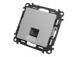 Presa Telefonica RJ11 4Pin Alluminio Valena Life 753338 Legrand 4750