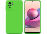 Cadorabo Custodia Per Xiaomi Redmi Note 10 4G / Redmi Note 10S Custodia Protettiva In Silicone Tpu Verde Custodia Per Telefoni Cellulari