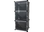 Verk 01507 Scarpiera Modulare, 6 Ripiani - Nero
